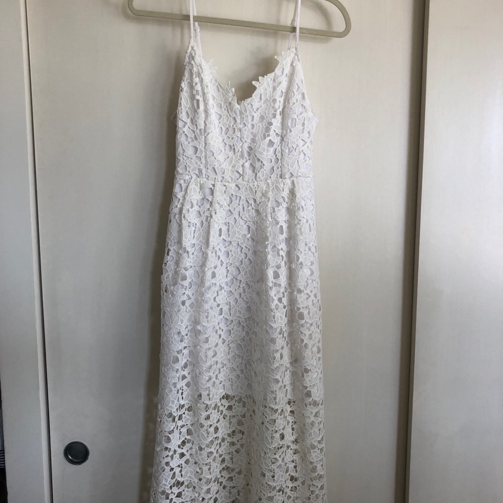 White eyelet bridal shower dress, tag still on!